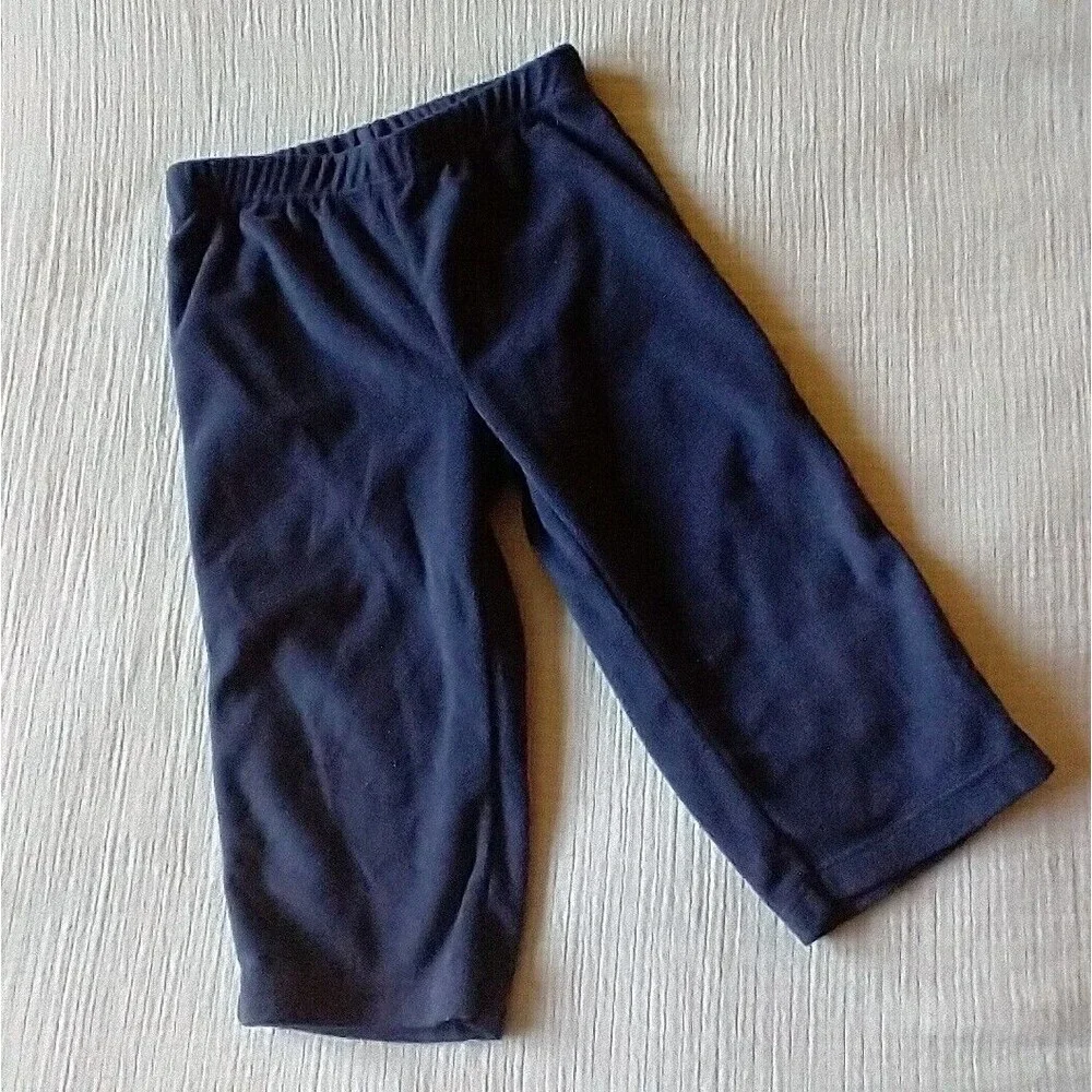 12M Carters Elastic Waist Pull on Pants Lot of 3
